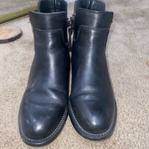 Franco Sarto black boots size 6 1/2